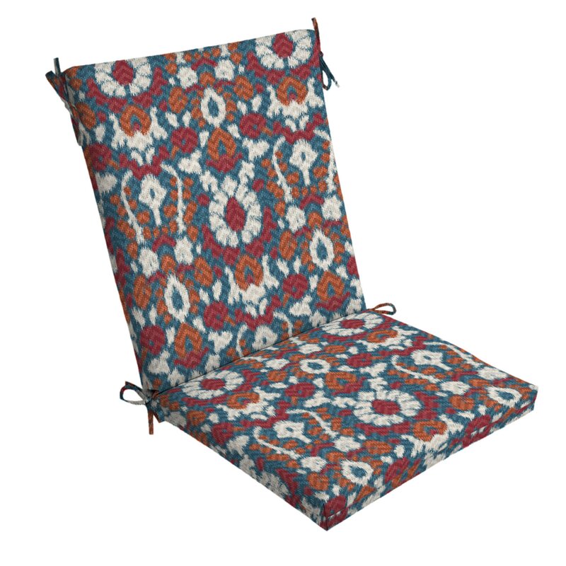 Ebern Designs Ikat Outdoor Dining Chair Cushion & Reviews | Wayfair.ca